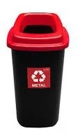 PLAFOR - Kôš na recykláciu odpadu 45l červený