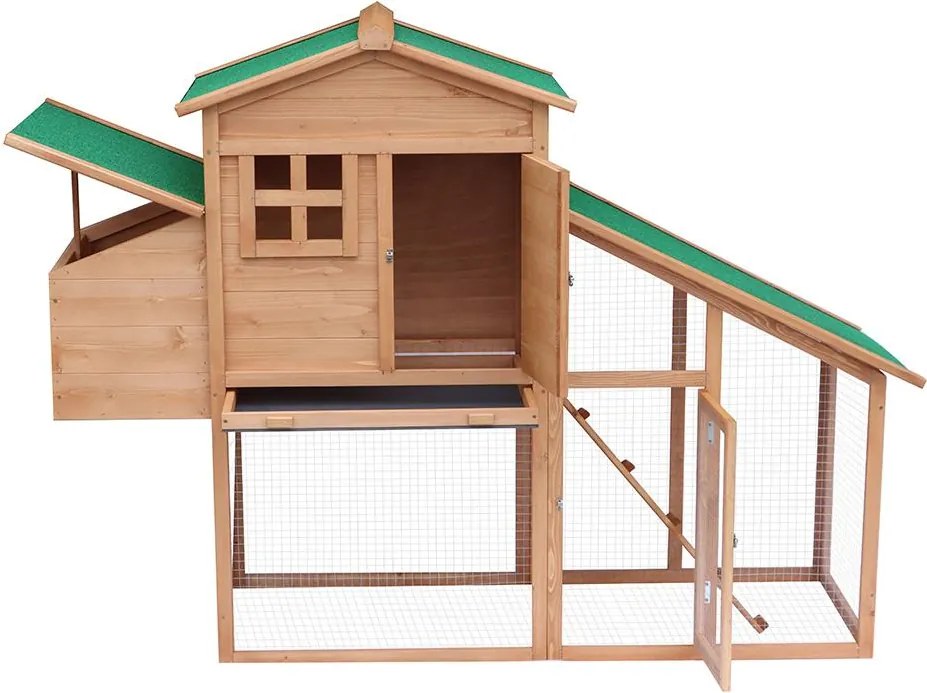 Kurník Avenberg COOPER 172 x 66 x 120 cm (hnedý)