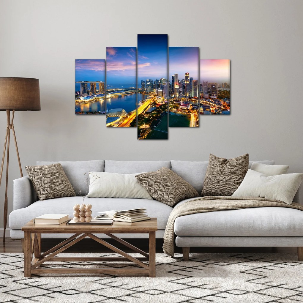 Obraz - Singapur, Ázia (150x105 cm)