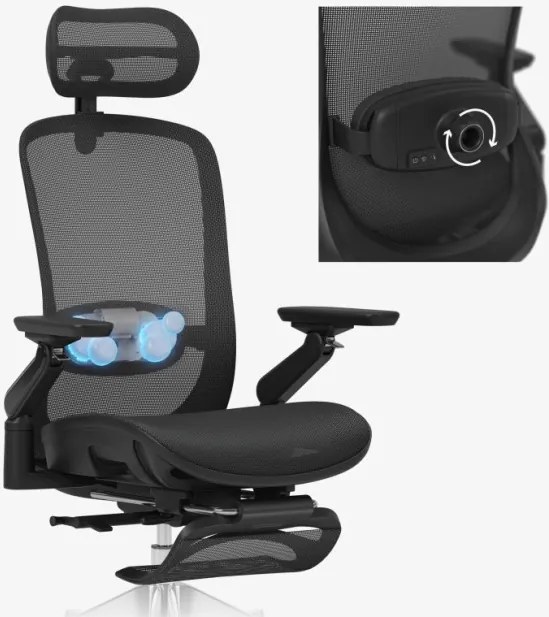Kancelárska stolička LeadPro 8.7 Black