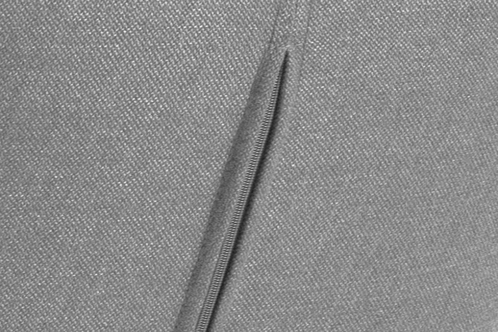 Elegantné otočné kreslo Almond, svetlosivé