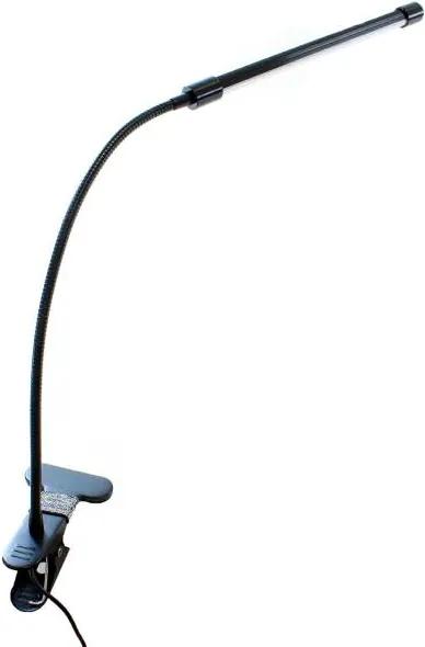 APT ZD20A LED stolná lampička s klipom čierna
