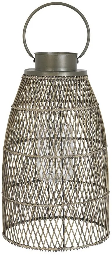 Závesná prútená lampáš Meril - Ø 30 * 62 cm