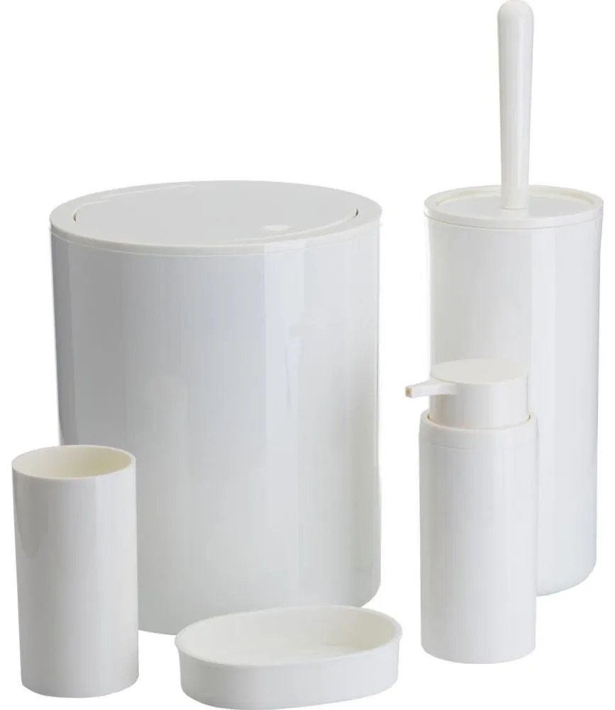 Kúpeľňový set CARMEN 5 ks biela