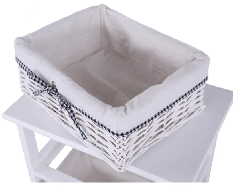 Tempo Kondela Komoda Ruby biela, 73 cm