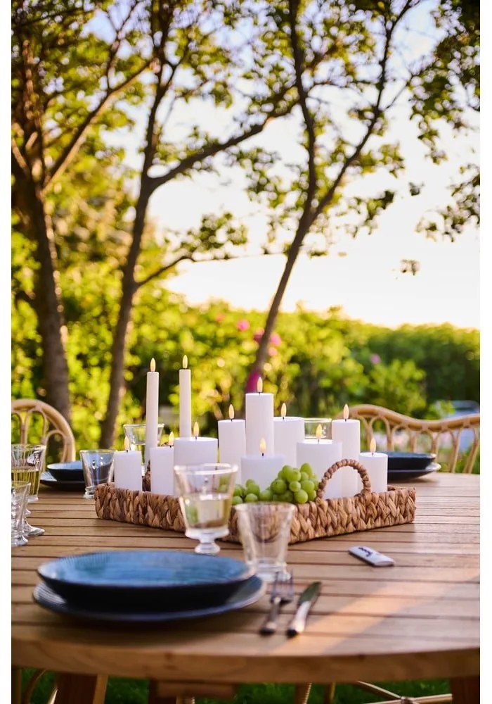 Biele dobíjacie svetelné dekorácie v súprave 3 ks Smilla – Sirius