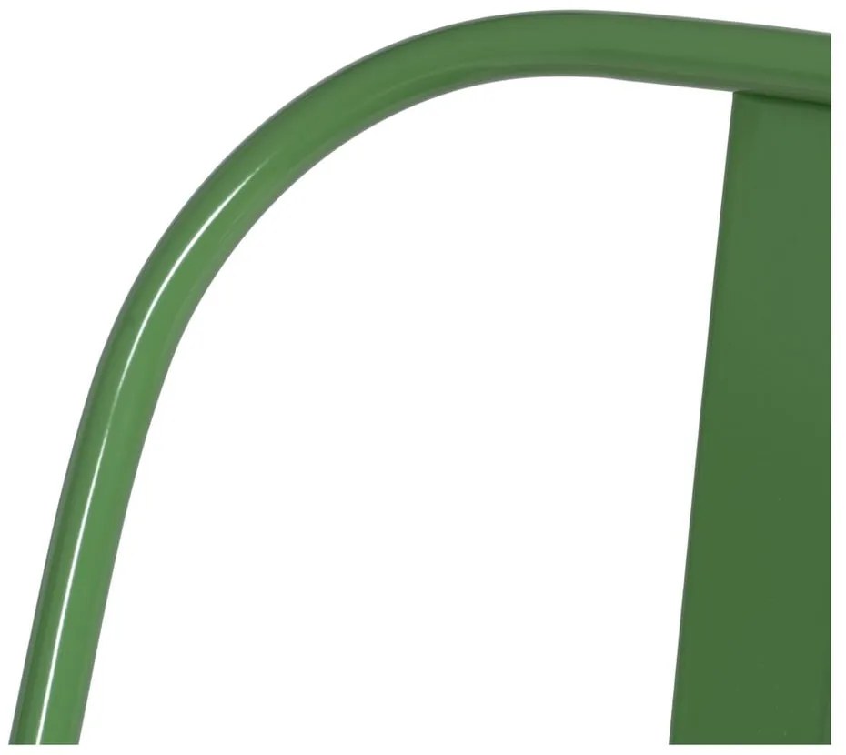 Zelené kovové jedálenské stoličky v súprave 2 ks – Ixia