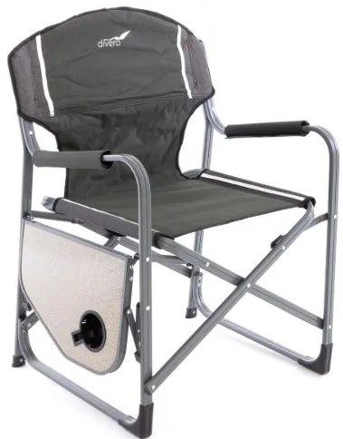 Garthen 63946 Kempingová rozkladacia stoličky so stolíkom a držiakom nápojov