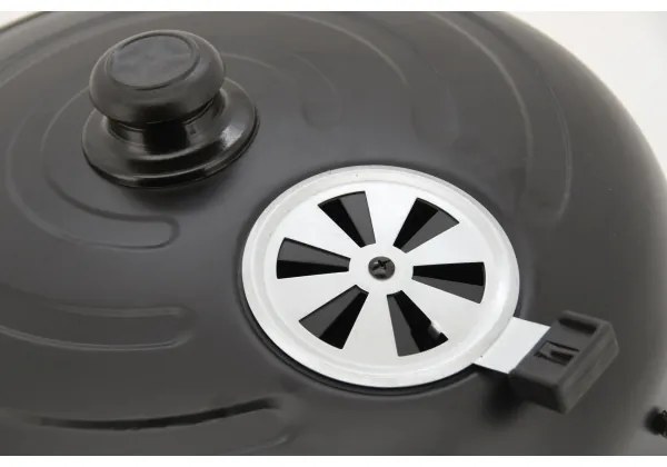 Údiareň na drevené uhlie 3v1 čierna