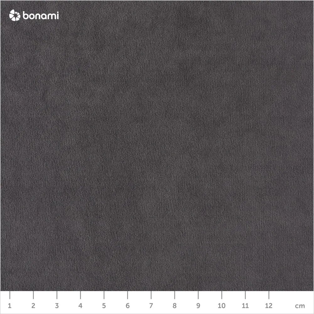 Tmavosivá zamatová rozkladacia rohová pohovka Miuform Stylish Stan L, ľavý roh