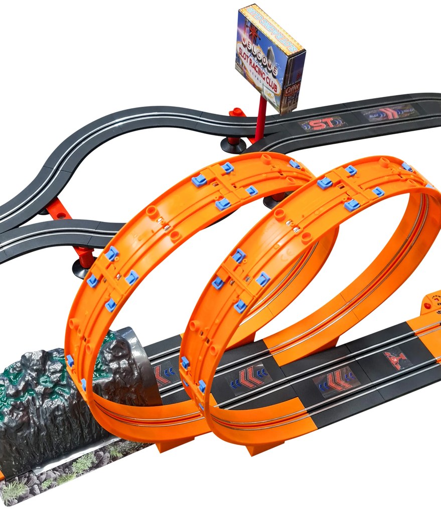 Pretekárska dráha MEGA RACER 1:43 RAMIZ JJ.105-2