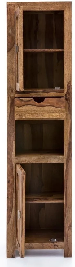 furniture-nabytek.cz - Drevená skrinka do kúpeľne z masívu palisander 40x190x35