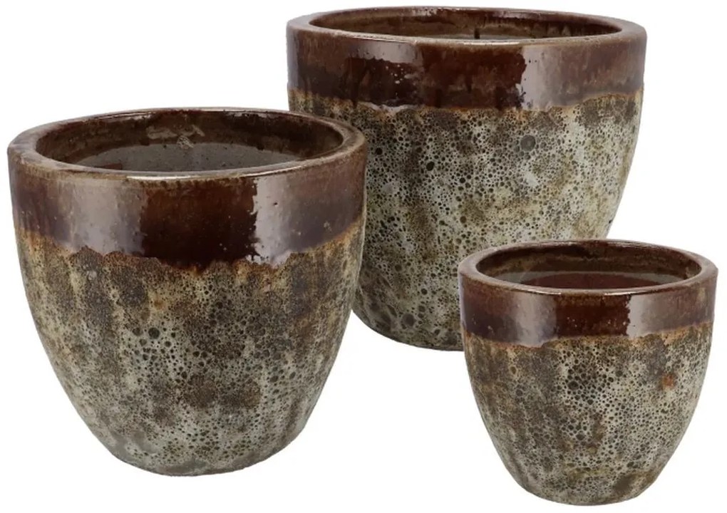 Cementový kvetináč misa s kvetmi a vtáčikmi Flower Bowl - 27*24*16 cm