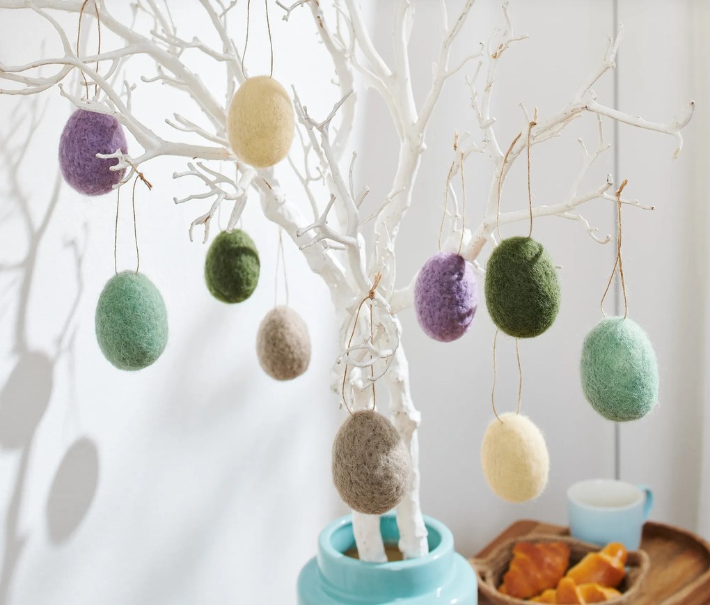 10 veľkonočných vajíčok na zavesenie