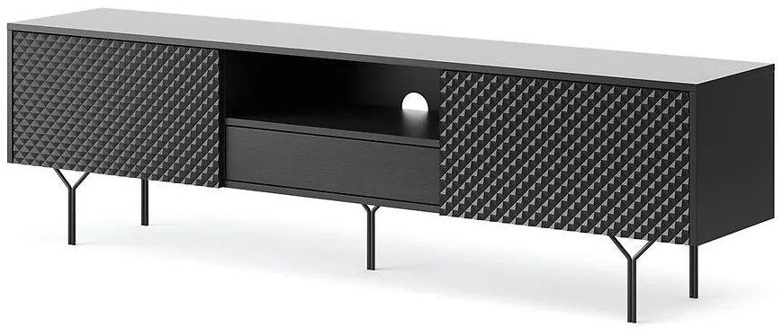 Skriňa RTV Raven 180 čierna