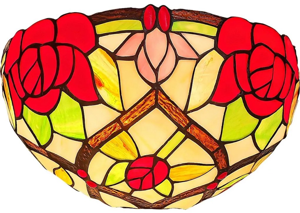 Brilagi - Tiffany vitrážové nástenné svietidlo GARLAN 1xE14/40W/230V