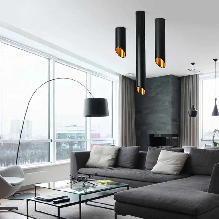 Toolight - Dizajnová závesná lampa DIAMENT APP572-1C, čierna-zlatá, OSW-03691