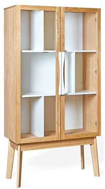 Biela vitrína Woodman Avon