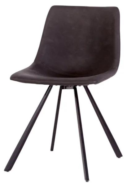 Dizajnová stolička Claudia tmavosivá