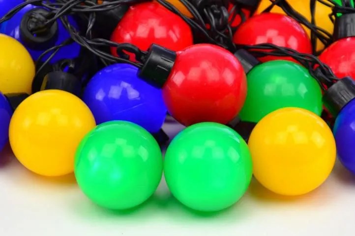 Garthen 32794 Farebné párty osvetlenie - vonkajšie - 40 LED