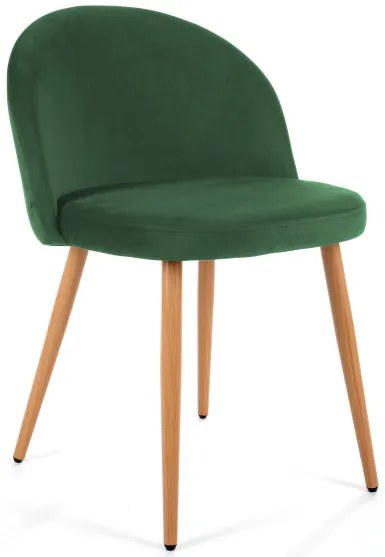 Jedálenská stolička SJ.075 fľaškovo zelená