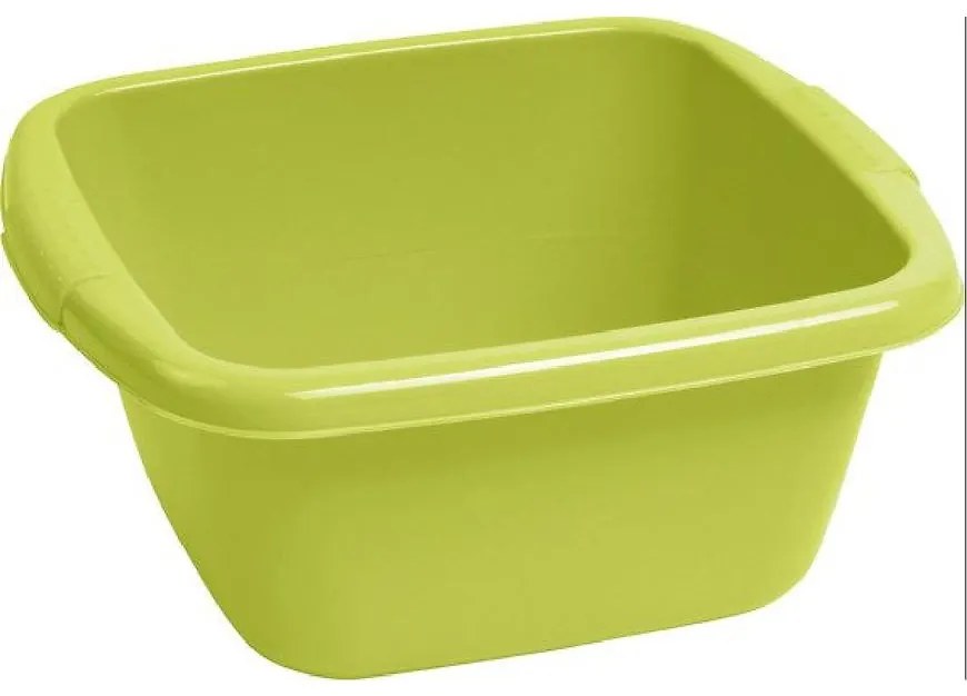 Miska štvorcová 14l 235338 zelená
