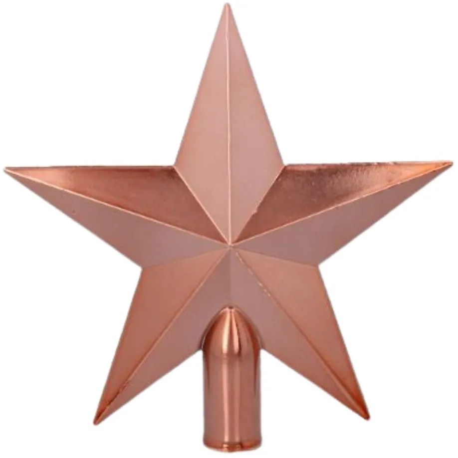Špic na vianočný stromček Hviezda 20cm Copper