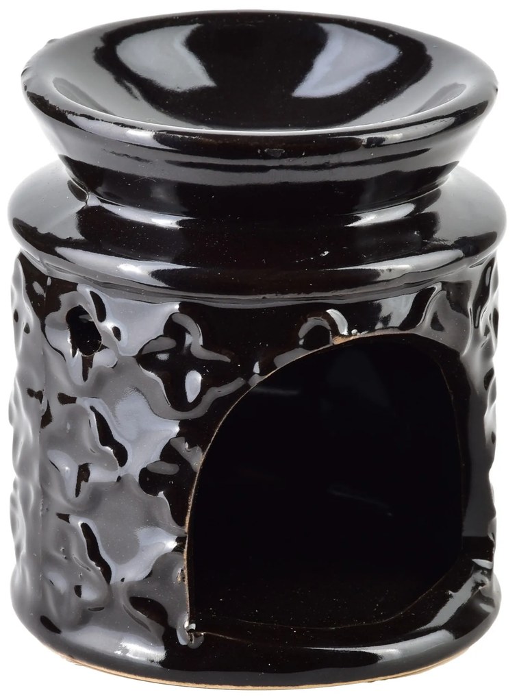 Keramická aroma lampa LOLO 7,5 cm čierna