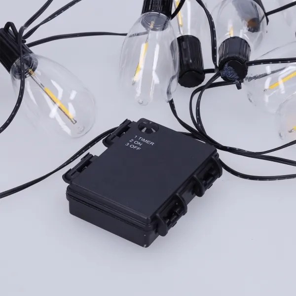 Brilagi - LED vonkajšia girlanda 10xLED/3xAA 3,2m IP44 teplá biela