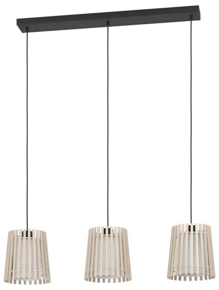 Eglo 900903 - Luster na lanku FATTORIA 3xE27/25W/230V