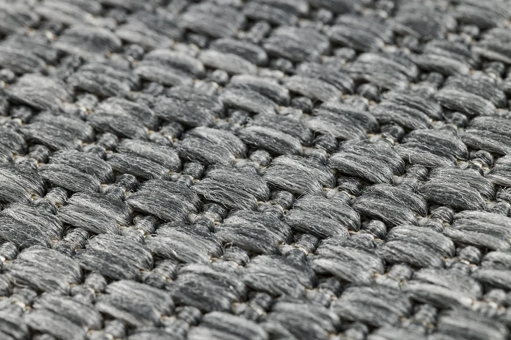 Koberec SISAL FLAT 48663/920 antracit HLADKÝ