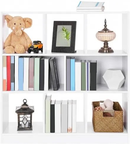 Drevená knižnica VASAGLE LBC52WT