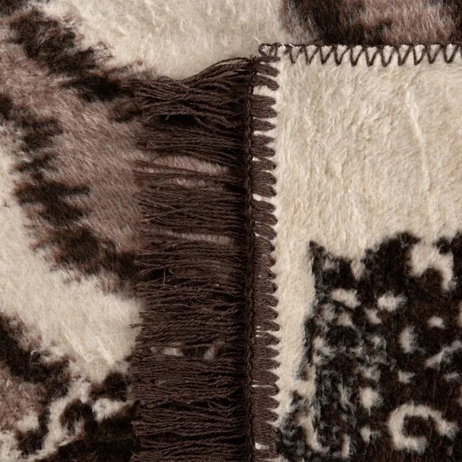 Deka AKRYL 1 hnedá / krémová