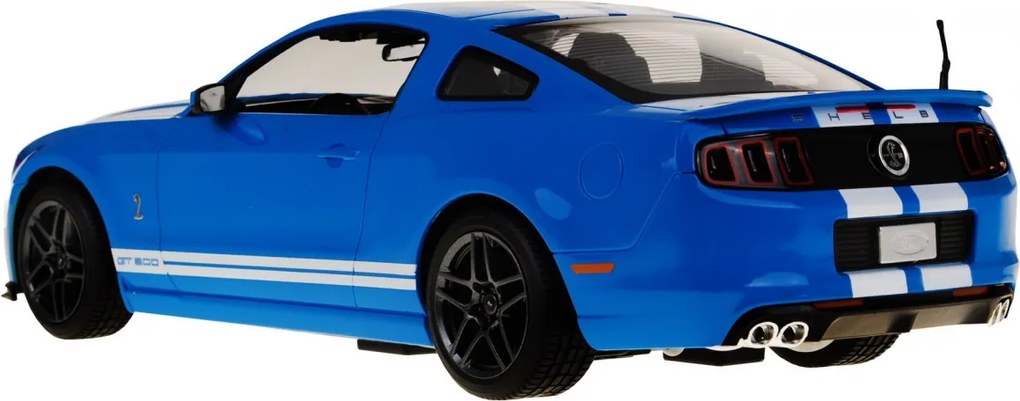 Ford Shelby Mustang GT500 modrý RASTAR 1:14 model Auto na diaľkové ovládanie + diaľkové ovládanie