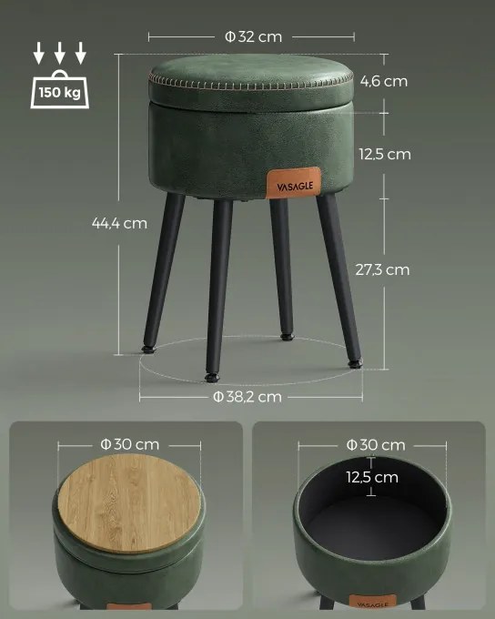 Taburetka s úložným priestorom LOM005C01