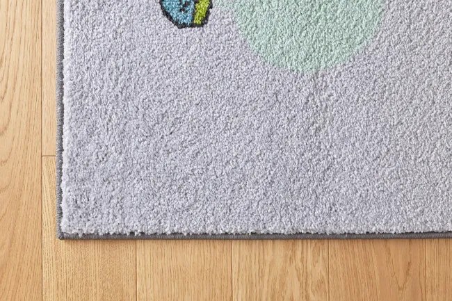 Detský koberec Funky Top Ivo sivý