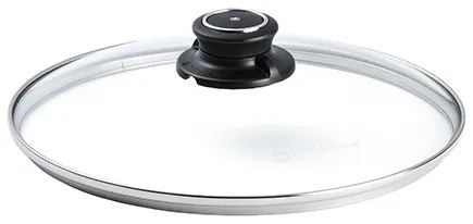 SWISS DIAMOND, PEL24, Sklenená pokrievka s nastaviteľným ventilom s priemerom 24 cm