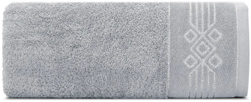 BAVLNENÝ UTERÁK KAMELA 50X90 CM STRIEBORNÁ