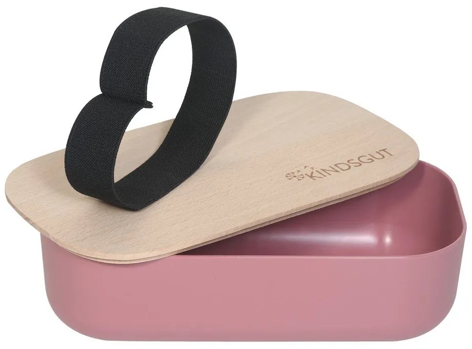 Detský desiatový box Dusky Pink – Kindsgut