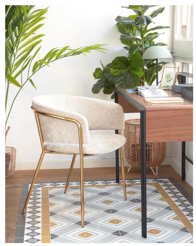 Zelená stolová lampa s kovovým tienidlom (výška 33 cm) Aleyla - Kave Home