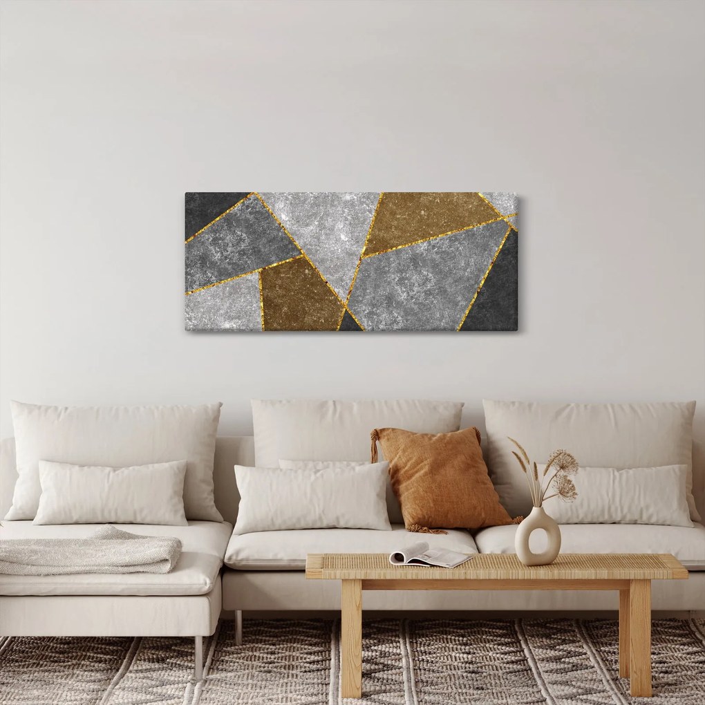 Obraz - Imitácia materiálov (120x50 cm)