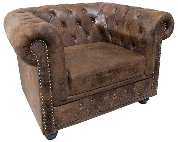 Luxusné kreslo Chesterfield