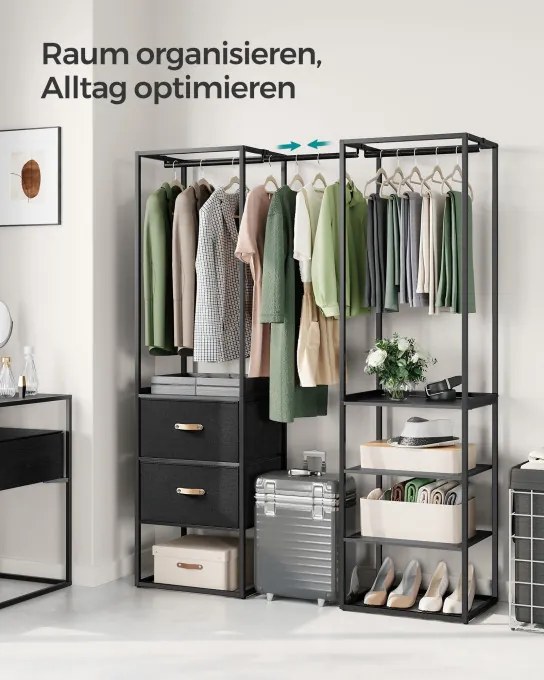 Otvorená šatníková skriňa RGR003B56