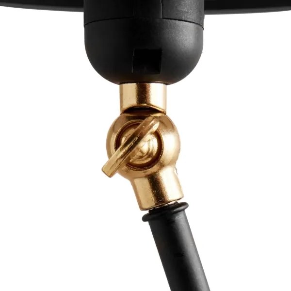 Flexibilná stojaca lampa AYD 1xE27/40W/230V čierna