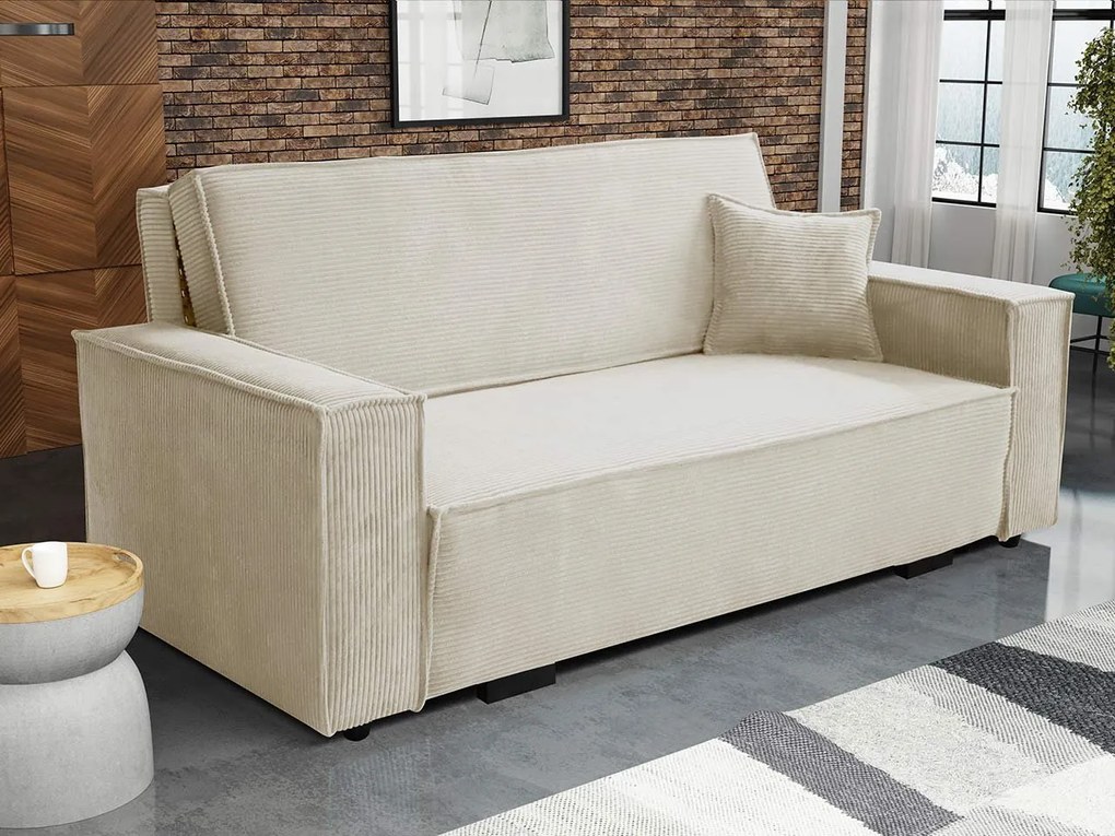 Rozkladacia pohovka Carivia Star IV (krémová) (s úl. priestorom). Vlastná spoľahlivá doprava až k Vám domov. 1070454