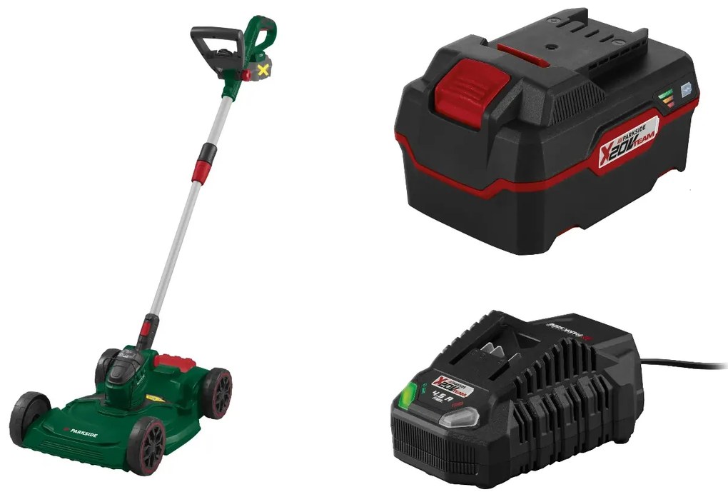 Parkside® Aku multivyžínač 20 V Pamt 20-Li A1 + Akumulátor 20 V/4 Ah PAP 20 B3 + Nabíjačka PLG 20 C3 20 V/4,5 A (800010251)