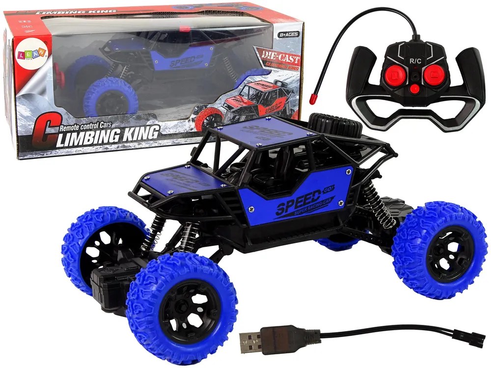 Lean Toys Terénne auto R/C Off-Road 1:18 - modré