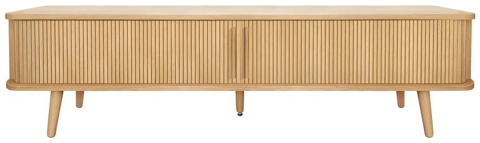 TV stolík v dekore duba v prírodnej farbe 178x50x40 cm Rove – Woodman