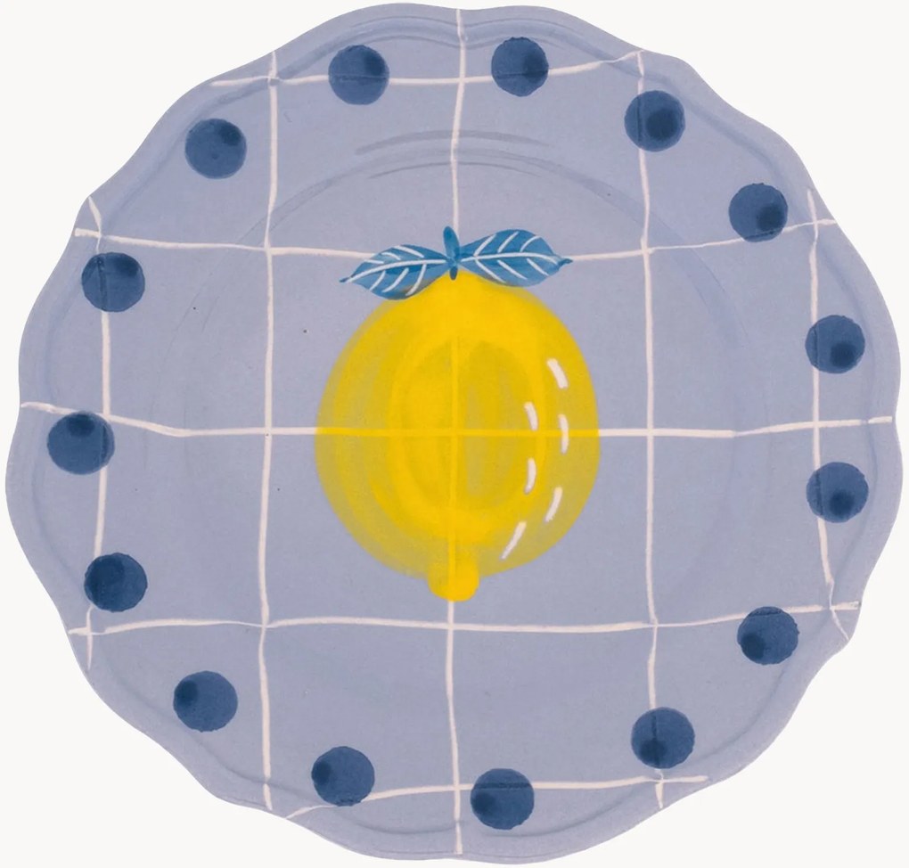 Ručne maľovaný raňajkový tanier Frutti