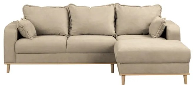 Béžová rohová pohovka (pravý roh) Beata - Ropez